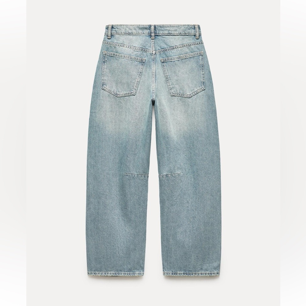 Zara mid waist baggy balloon jeans size 29 size 8 - Picture 4 of 16